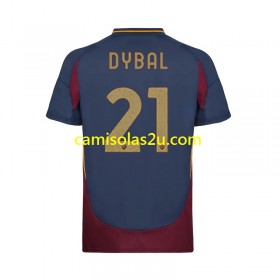 Camisolas de futebol AS Roma Paulo Dybala 21 Equipamento 3ª 2024/25 Manga Curta